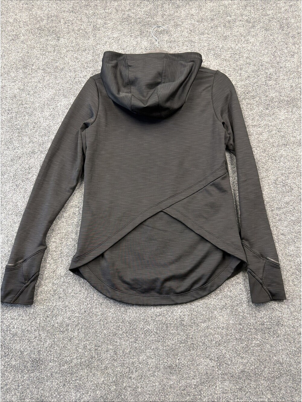 Athleta Black Hooded Xs Extra Layer Pullover Hoodie - Picture 11 of 13